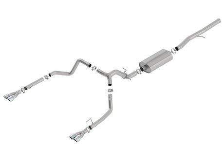 Product of Borla 140782 Touring Cat Back System Single Exhaust System Kit 