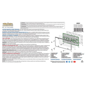 Product of Cruiser 62031 License Plate Frame
