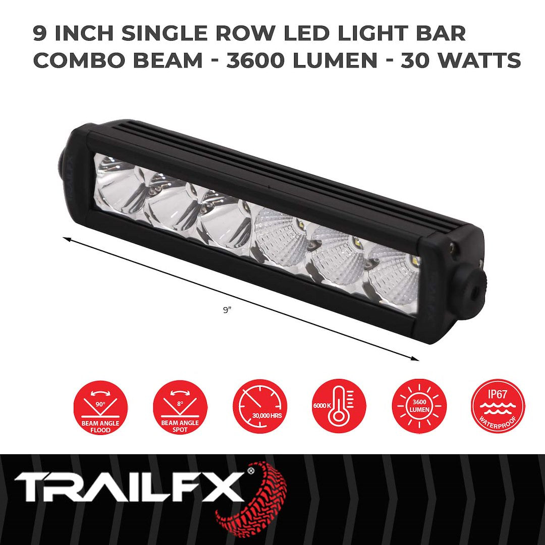 Product of TrailFX 9SRSCM Light Bar 