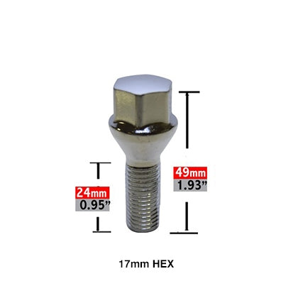 Coyote Wheel Accessories 84k557-24 Lug Bolt||841156-24b_1_3.Jpg||86||rev84k55724||1304777