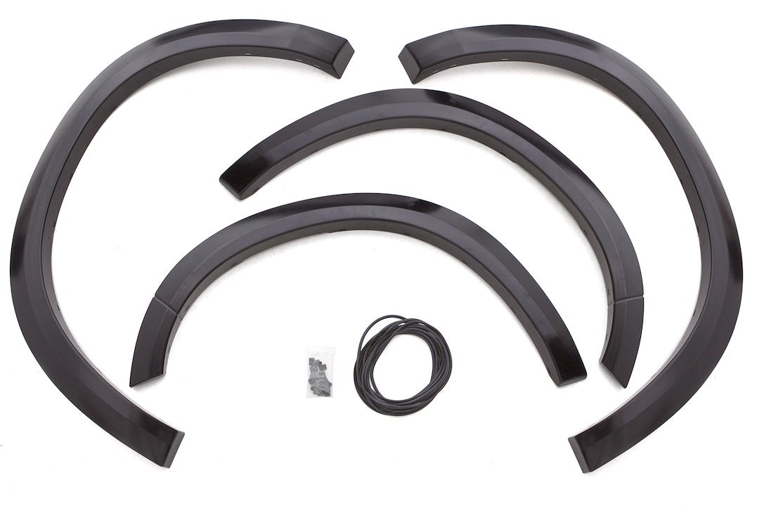 Product of Lund International SX204S Non-Exposed Fasteners Black Fender Flare - Set Of 4 