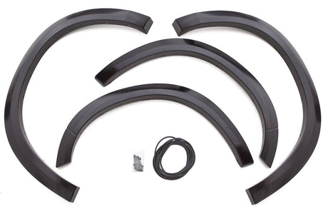 Product of Lund International SX204S Non-Exposed Fasteners Black Fender Flare - Set Of 4 