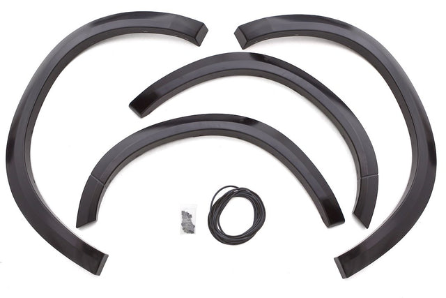 Product of Lund International SX204S Non-Exposed Fasteners Black Fender Flare - Set Of 4 