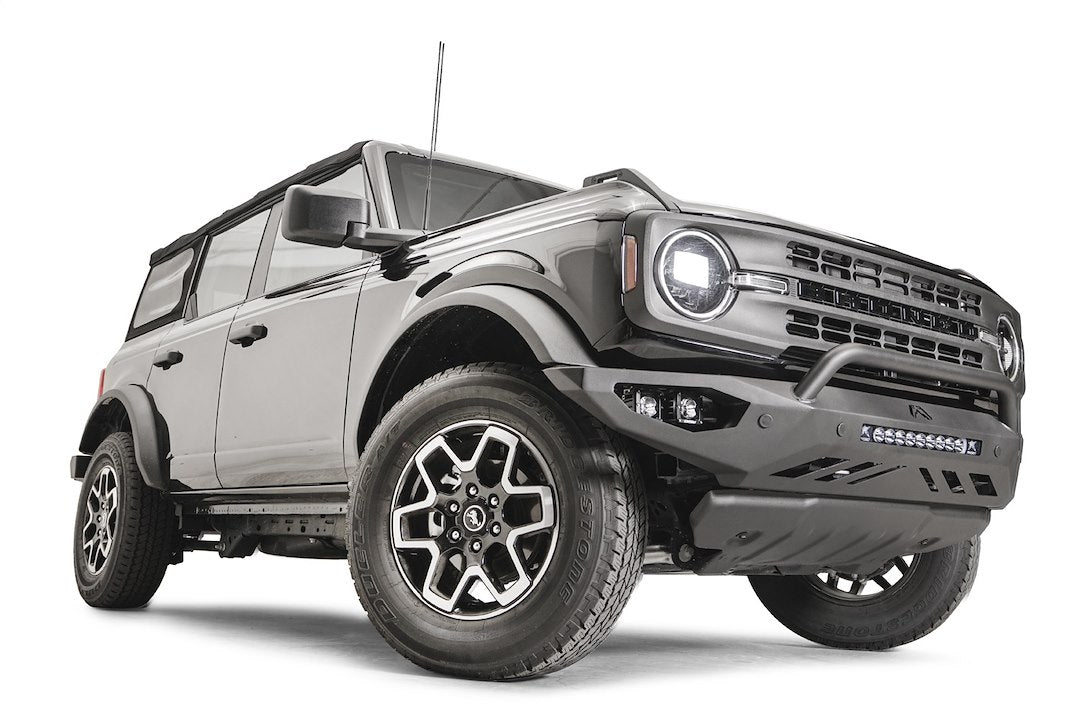 Product of Fab Fours FB21-D5252-1 Vengeance Steel Matte Powder Coated Bumper 