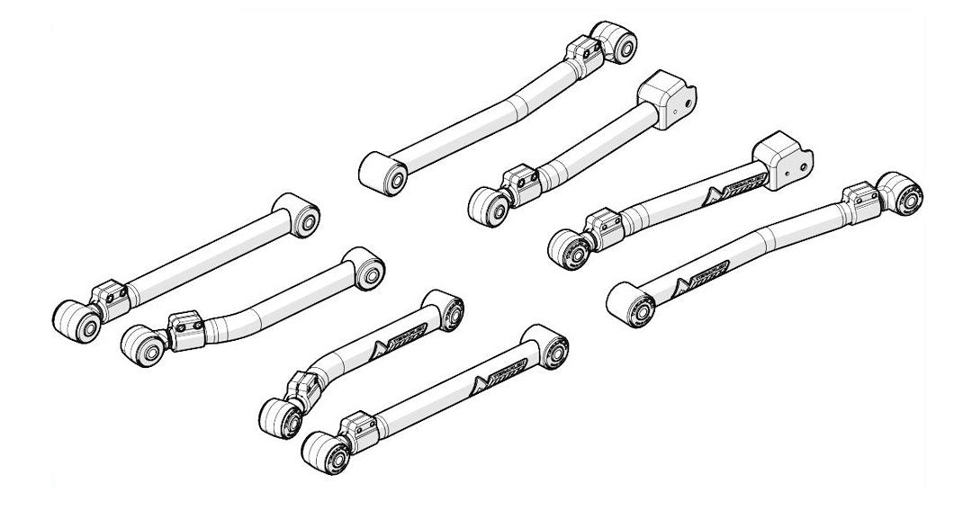 Product of Teraflex 1416510 Alpine IR (Independent Rotation) Steel Control Arm 