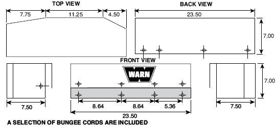 Product of Warn 18250 Winch Cover
