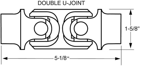 Product of Borgeson 024949 Steering Shaft Universal Joint