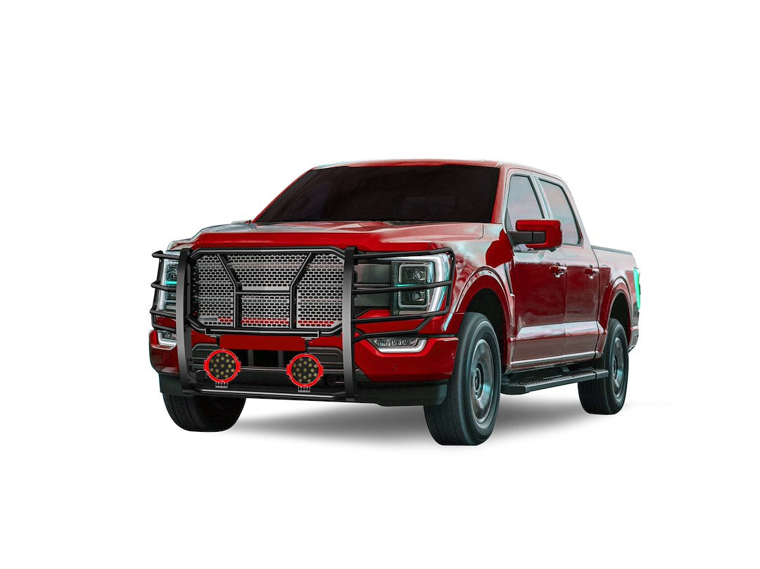 Product of Black Horse Offroad RU-FOF116-B-PLR Grille Guard  