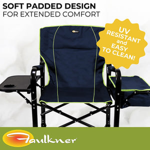 Faulkner 69230 Camping Chair||flk_69230_El Capitan Director Chair_Blue Green_B2c_4.Jpg||88||flk69230||2101177