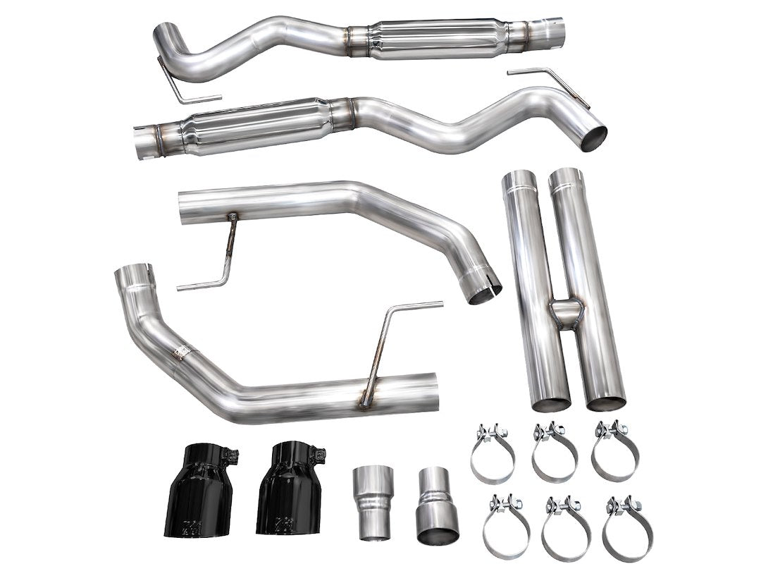 Product of AWE Tuning 3020-33650 Track Edition Cat-Back System Dual Exhaust System Kit 