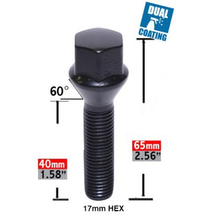 Product of Coyote Wheel Accessories 84k556-40blk Lug Nut