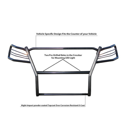 Product of Black Horse Offroad 17D503MA Grille Guard  