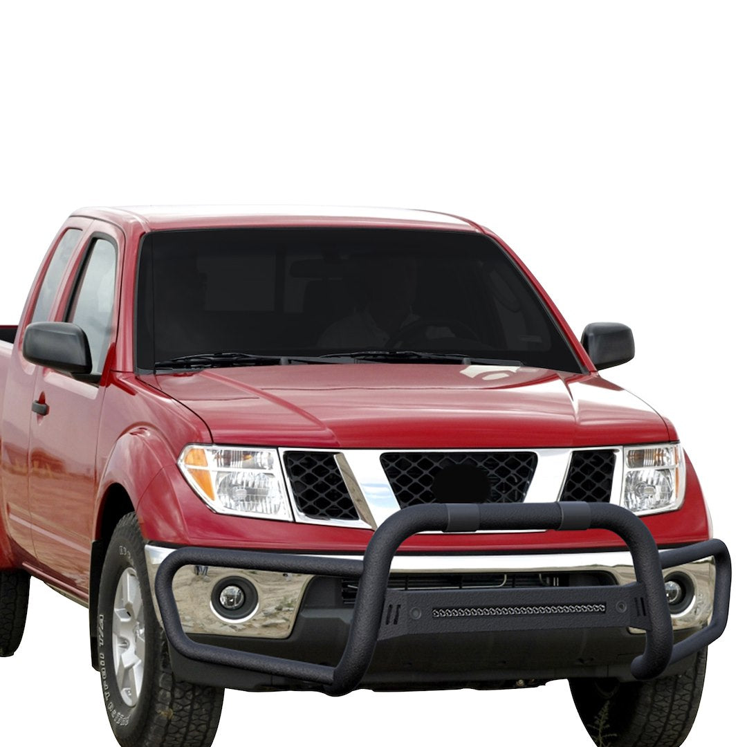 Product of Black Horse Offroad BFRT01 Bull Bar Black Powder Coated 3 Inch No with skid plate 