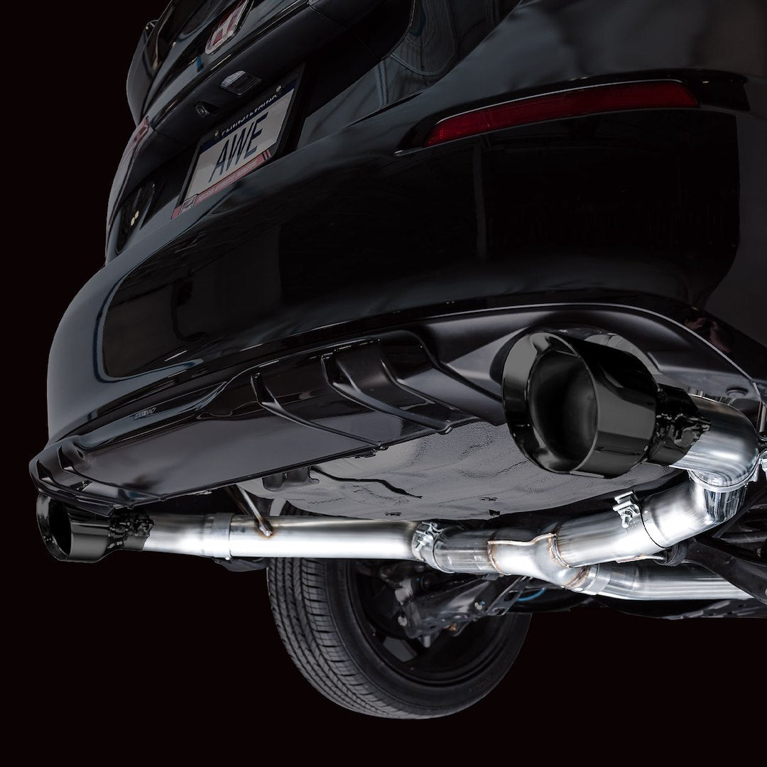 Product of AWE Tuning 3020-33331 Track Edition Cat-Back System Single Exhaust System Kit 