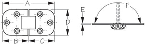 Sea Dog 201551-1 Boat Door Hinge||201551-1_1.Jpg||86||sdg2015511||986754