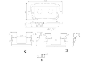 Brembo P18038n Brake Pad||p18038n.Png||85||brmp18038n||2104518