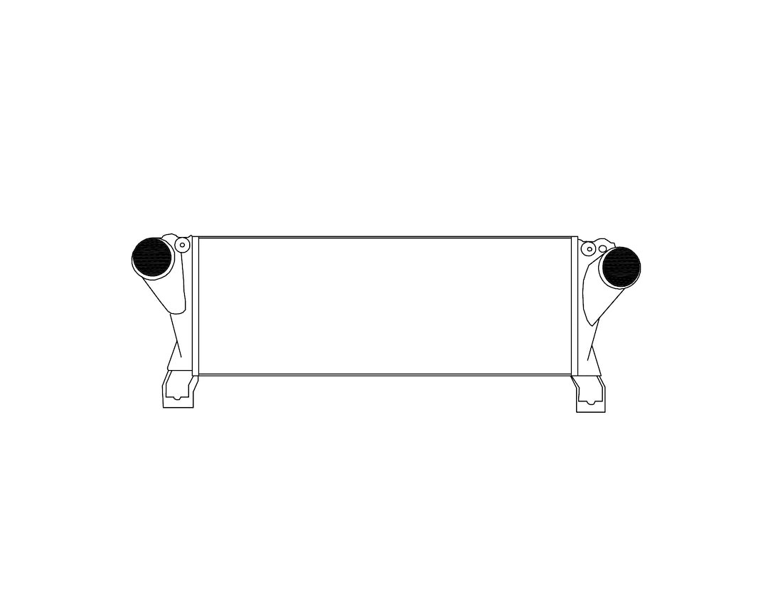 Product of CSF 6098 Air To Air Aluminum Intercooler 