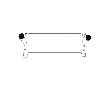 Product of CSF 6098 Air To Air Aluminum Intercooler 