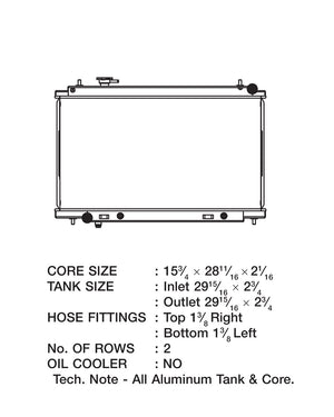 Product of Csf 3329 Radiator
