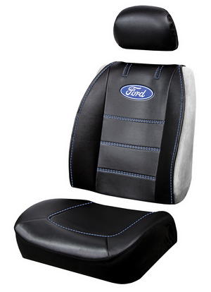 Product of Plasticolor 008625R01 Deluxe Black Leather Seat Cover 