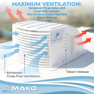 Ventmate 67315 Roof Vent Cover||vnt_67315_Mako Vent Cover_White_B2c_4.Jpg||88||vnt67315||1771204