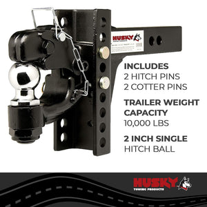 Husky Towing 33109 Pintle Hook||hus_33109_Adjustable Ball Mount Pintle Kit_B2c_3.Jpg||87||hus33109||1275268