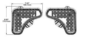 Product of J.W. Speaker 0557621 Flood Beam Headlight Assembly - LED - Single 