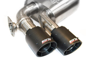 Product of Borla 140776CF ATAK ® Series Cat Back System Single Exhaust System Kit 