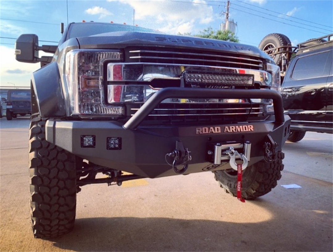 Product of Road Armor 61744B Stealth Pre-Runner Steel Satin Powder Coated Bumper 