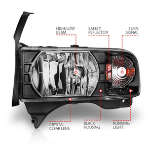 Anzo Usa 111205 Headlight Assembly||||90||a1r111205||2001953
