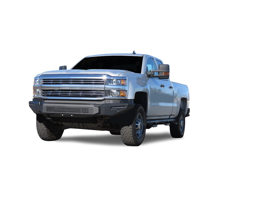 Product of Black Horse Offroad AFB-SI35-BU Armour II Steel Matte Powder Coated Bumper 