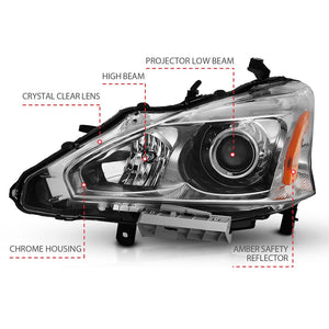Anzo Usa 121550 Headlight Assembly||||87||a1r121550||2002021