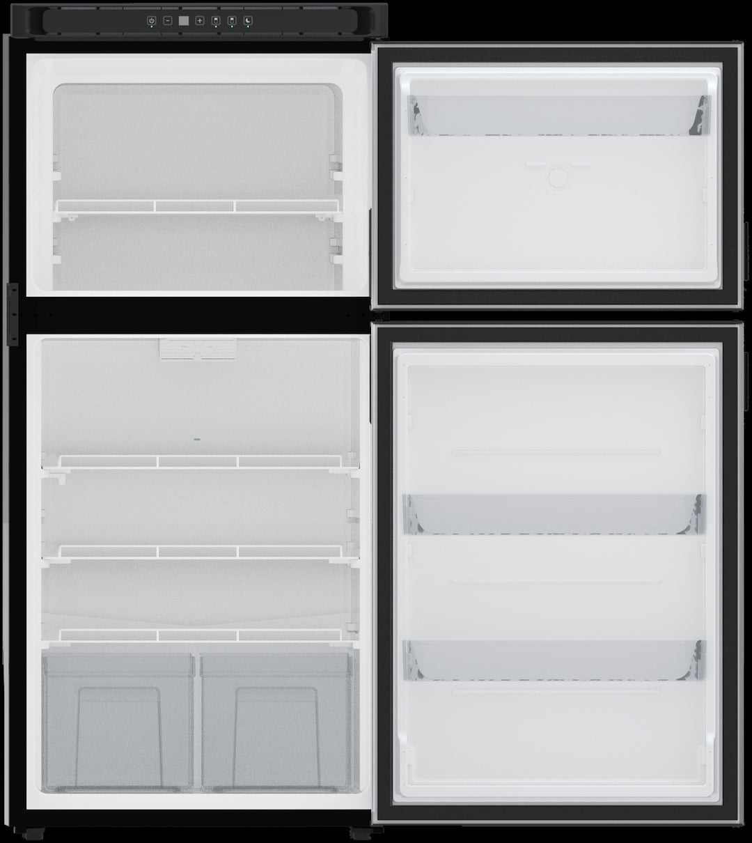 Product of Norcold 8.2 Cubic Feet Dual Compartment 2 Door Refrigerator With Freezer , Silver 