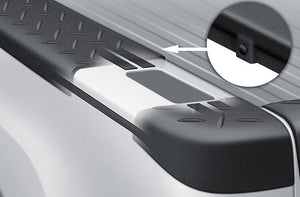 Product of Bushwacker 49503 Black Matte Textured Inside And Top Of Rail Bed Side Rail Protector 