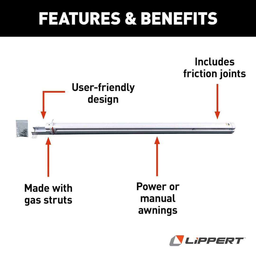 Product of Lippert Components 281152 Manual Awning Arm 