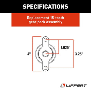 Product of Lippert Components 281331 Slide Out Gear