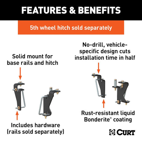 Curt 16420 Fifth Wheel Trailer Hitch Mount Kit||16420_3008x1990_Fa.Jpg||86||c9316420||976183