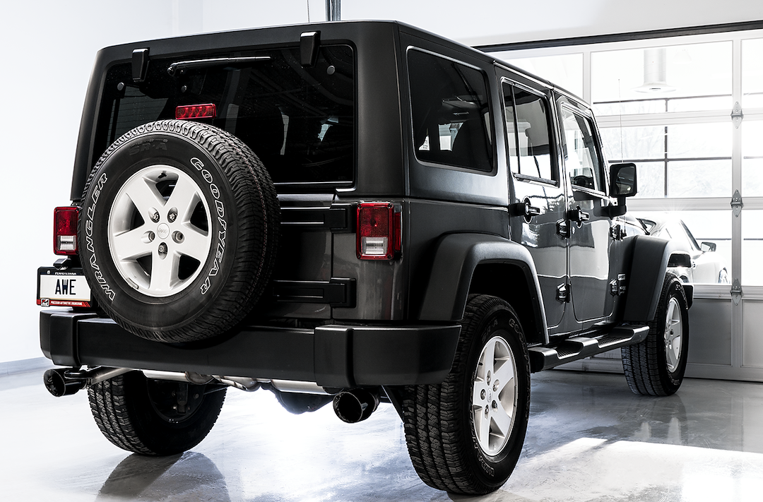 Product of AWE Tuning 3015-33003 Tread Edition Axle-Back System Dual Exhaust System Kit 