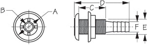 Sea Dog 520770-1 Boat Drain Plug Tube||520770-1_1.Jpg||86||sdg5207701||1204708