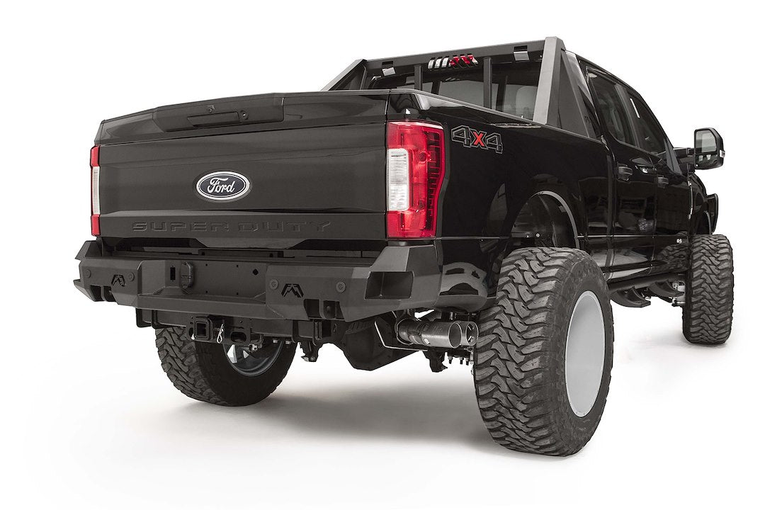 Product of Fab Fours FS17-W4151-1 Premium Steel Matte Powder Coated Bumper 