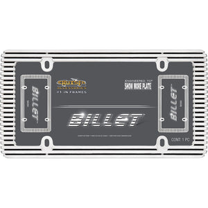 Cruiser 58350 License Plate Frame||58350_P01-Billet_Chrome_Black-Inpack.Jpg||86||c3458350||941550
