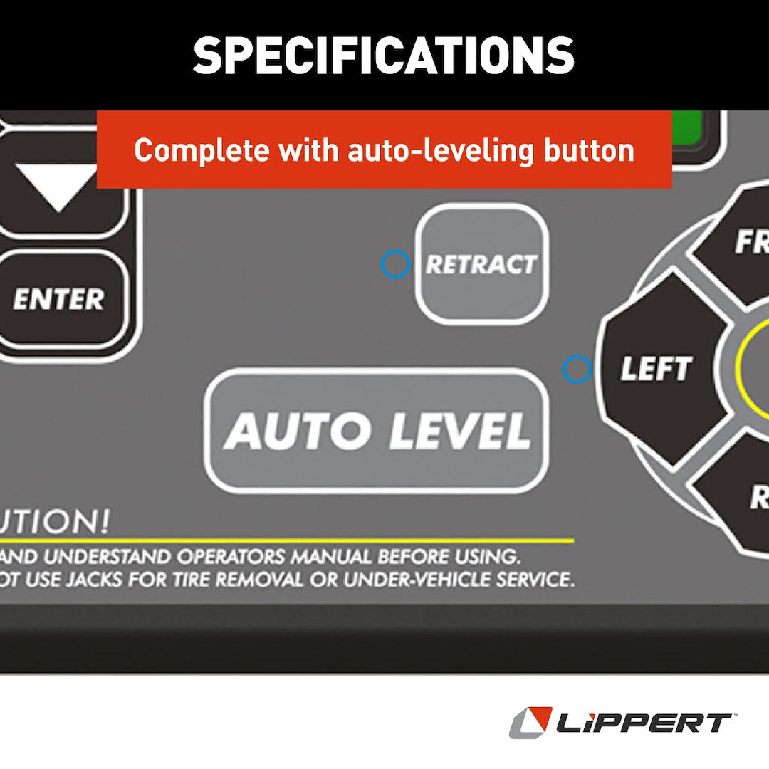Product of Lippert Components 421484 Leveling System Touchpad