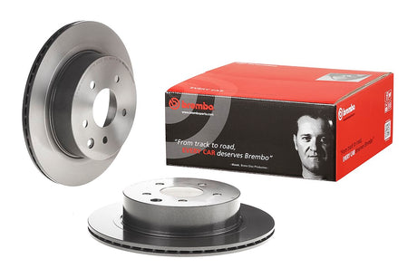 Product of Brembo 09896921C02 Vented 1 Piece Brake Rotor 