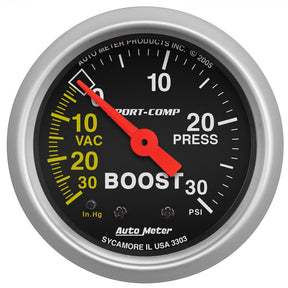 Autometer 3303 Gauge Boost/ Vacuum||3303.Jpg||85||a483303||907860