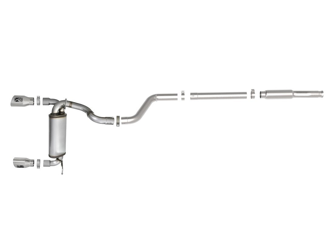 Product of Advanced FLOW Engineering 49-48096-P Rebel Cat-Back System Single Exhaust System Kit 