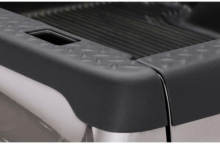 Product of Bushwacker 49503 Black Matte Textured Inside And Top Of Rail Bed Side Rail Protector 