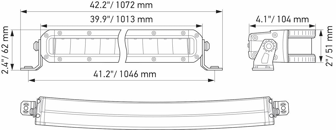 Product of Hella 358197521 Light Bar 