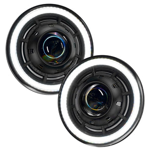 Product of Oracle Lighting 5876-001 Projector Beam Headlight Assembly - LED - Set Of 2 