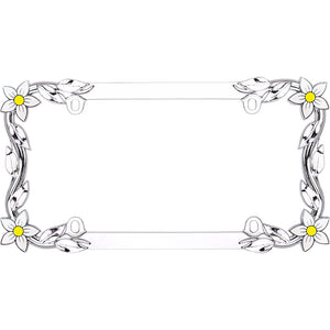 Cruiser 19130 License Plate Frame||19130_Main-Daisy_Chrome_Painted-Outpack.Jpg||85||c3419130||1192306