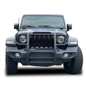 Product of Black Horse Offroad 17JPJLMA Grille Guard Modular Black Powder Coated 